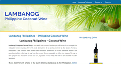 Desktop Screenshot of lambanog.org